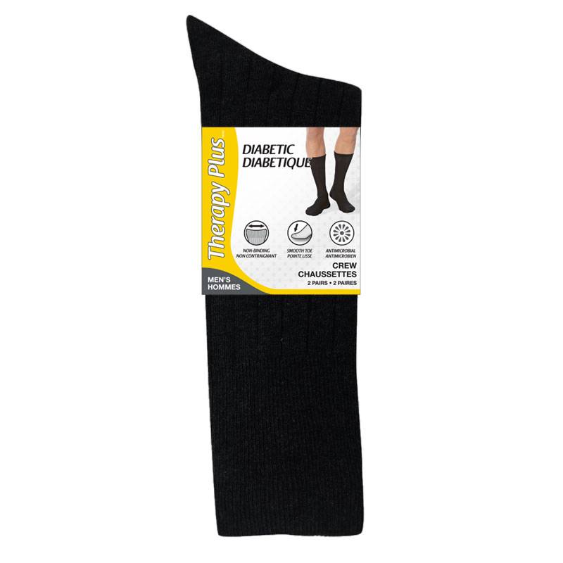 Therapy Plus Men's Diabetic Socks (2 pairs)