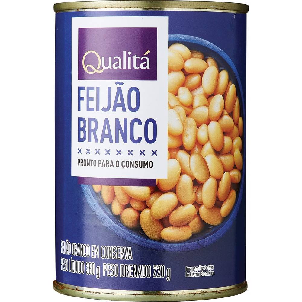 Qualitá · Feijão branco em conserva (220 g)