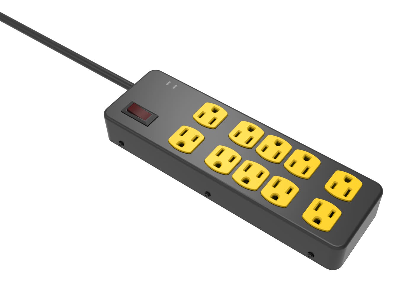 Utilitech 15-ft 10 -Outlet Indoor Black Power Strip