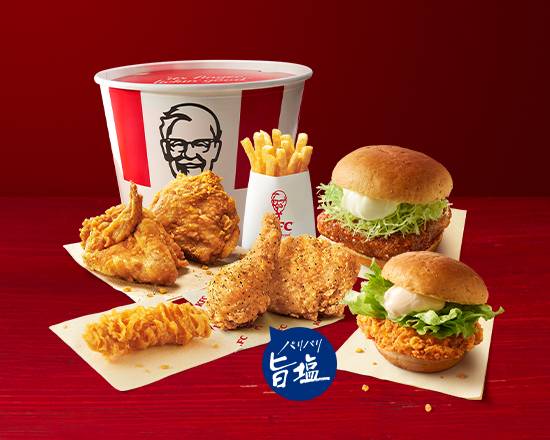 パリパリ旨塩バラエティバーレル Pari Pari Salty Chicken Variety Barrel