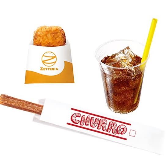 【モーニングセット】チュロ（シナモンシュガー） Churro（Cinnamon　sugar) Set