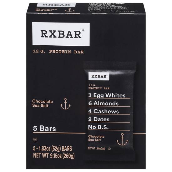 Rxbar Chocolate Sea Salt Protein Bar
