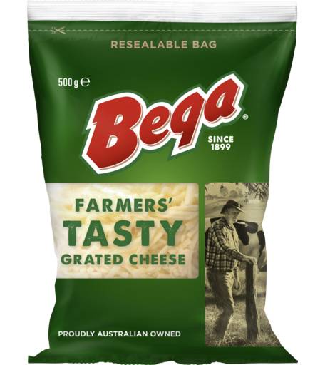 Bega Farmers Tasty Grated Cheese (500g)
