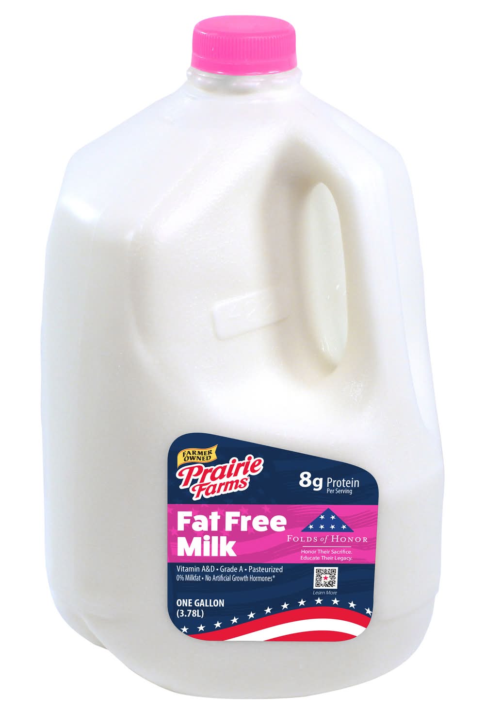 Prairie Farms Fat Free Milk (3.78 L)