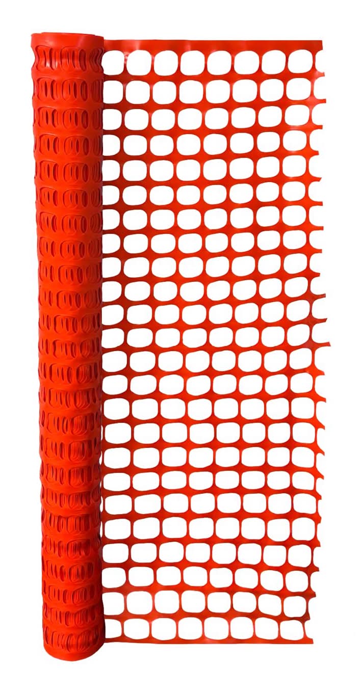 Tenax 4 Ft. H X 100 Ft. L Polyethylene Guardian Warning Barrier Orange