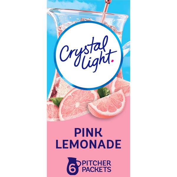 Crystal Light Drink Mix Pink Lemonade (6 ct, 2 qt)