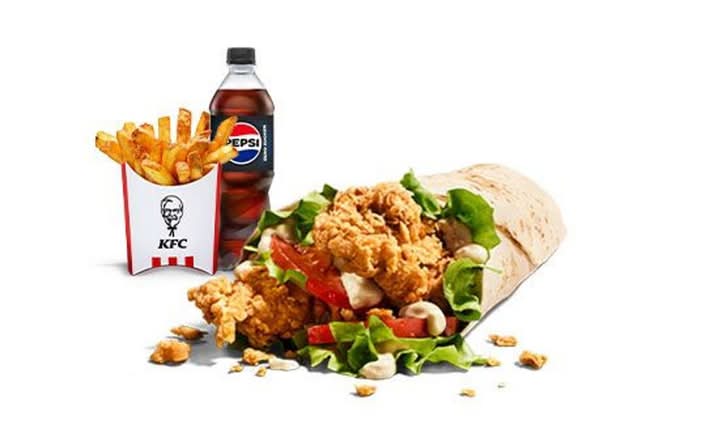 Crispy Twister Menü