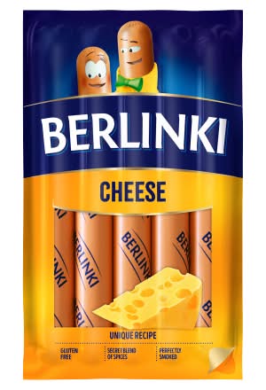 Berlinki Cheese Hot Dogs (250g)