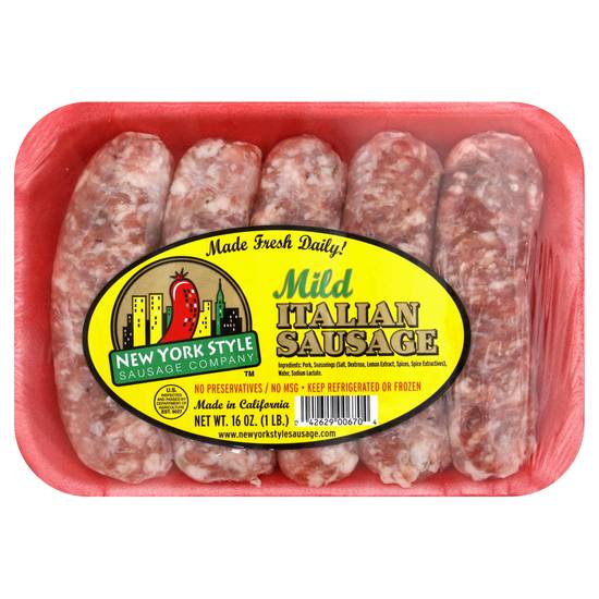 New York Style Sausage Company Mild Italian Sausage (16 oz)