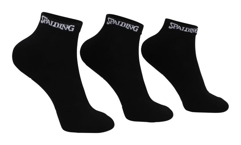 Spalding Calcetín Cortos Logo T 28 a 34 negro 28-34