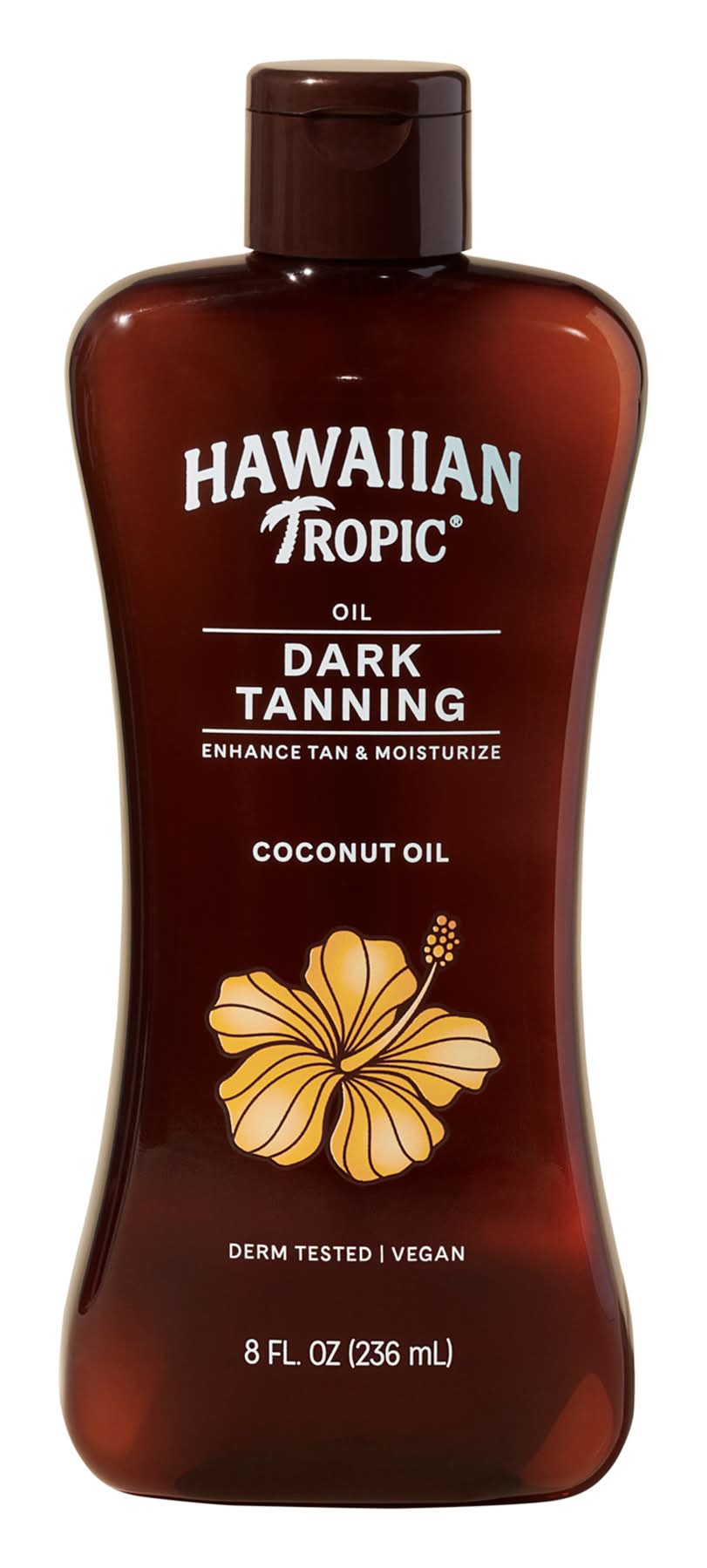 Hawaiian Tropic Dark Tanning Enhance Tan & Moisturize Coconut Oil (8 fl oz)