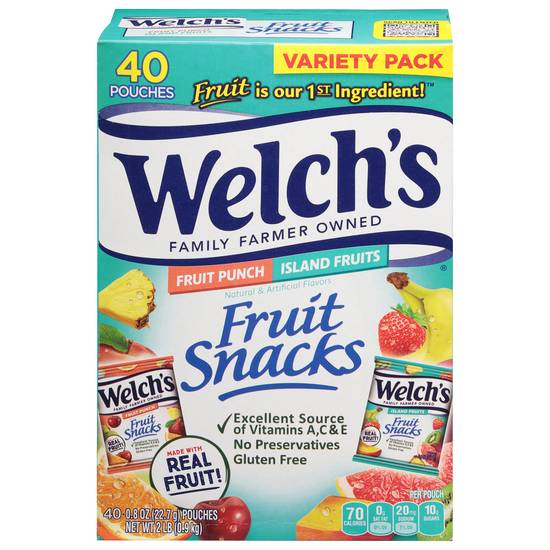 Welch's Variety pack Fruit Snacks