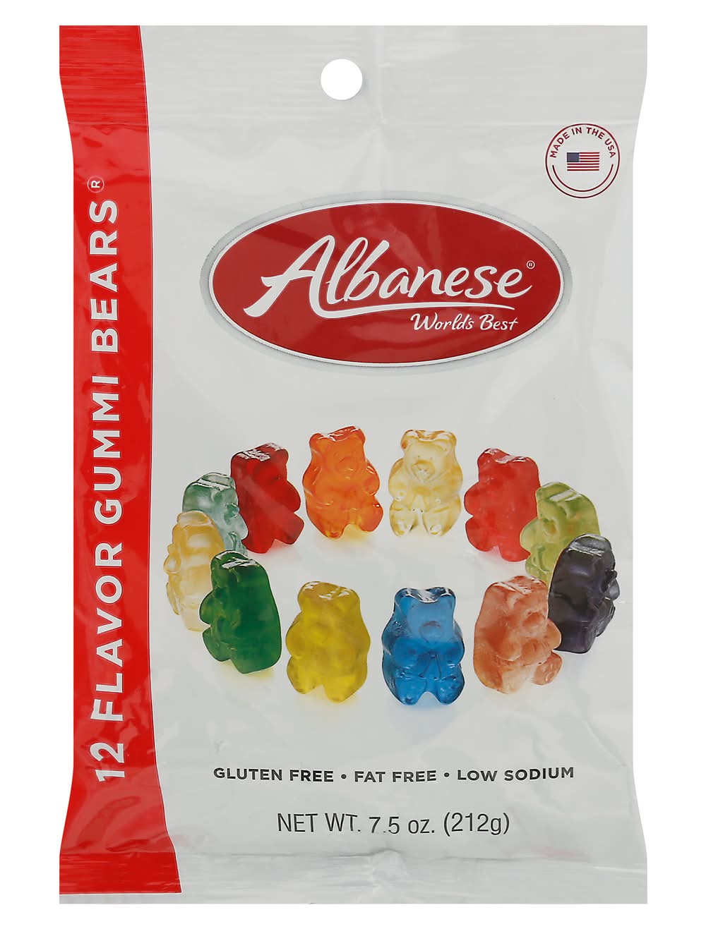 Albanese Candy Gummi Bears, Assorted (7.5 oz, 12 ct)