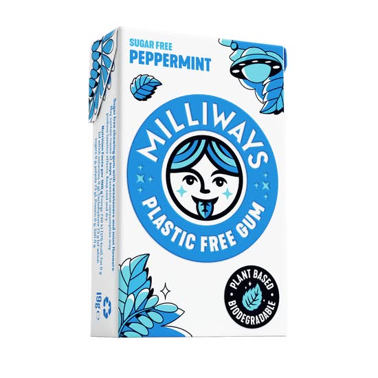 Milliways Plastic Free Gum - Peppermint