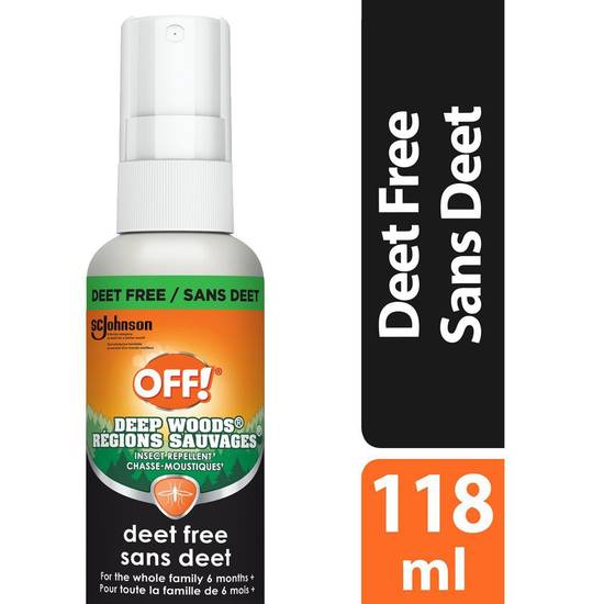 Off! Deep Woods Insect Repellent Pump Deet Free (118 ml)