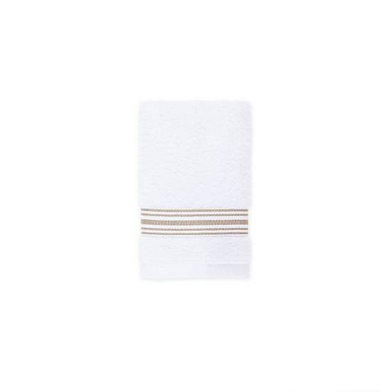Nestwell™ Hygro Fashion Stripe Washcloth in Feather Tan