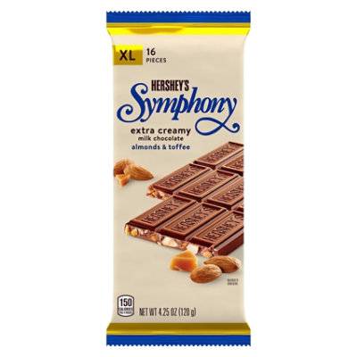 Hershey's Symphony Milk Chocolate Almonds and Toffee Xl