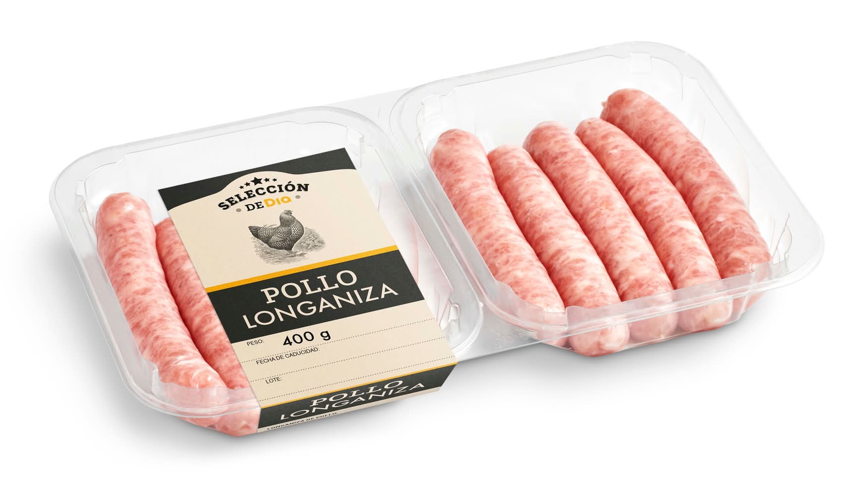 Longaniza De Pollo Selección De Dia Bandeja 400 G