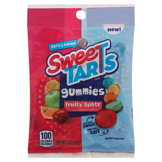 Sweetarts New Fruity Splitz Gummies Candy