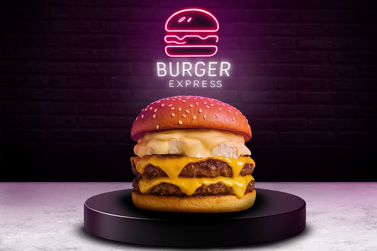 🧄 DOUBLE CAMEMBERT FONDU – LE BURGER QUI DÉBORDE