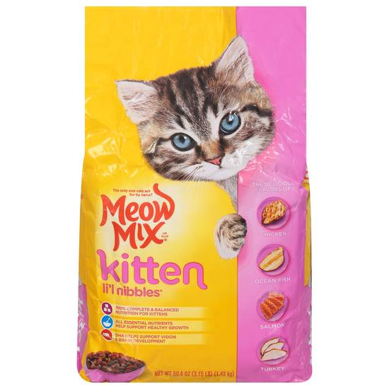 Meow Mix Li'l Nibbles Kitten Cat Food