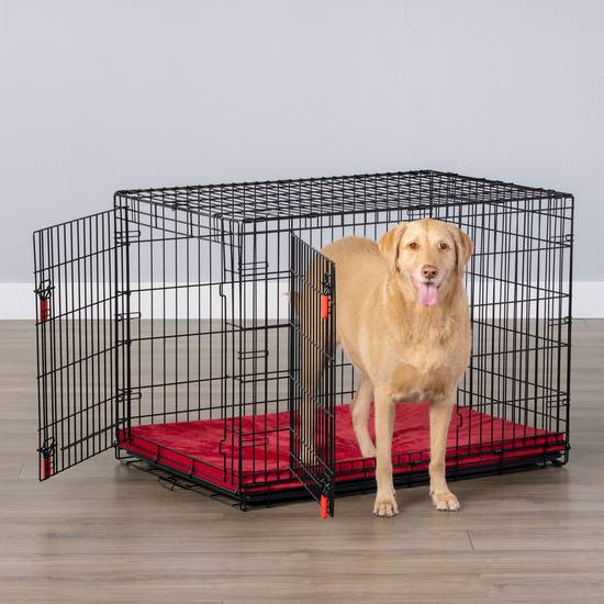 Kong Ultra Strong Double Door Wire Dog Crate (42\"L x 29\"w x 31\"h/black)