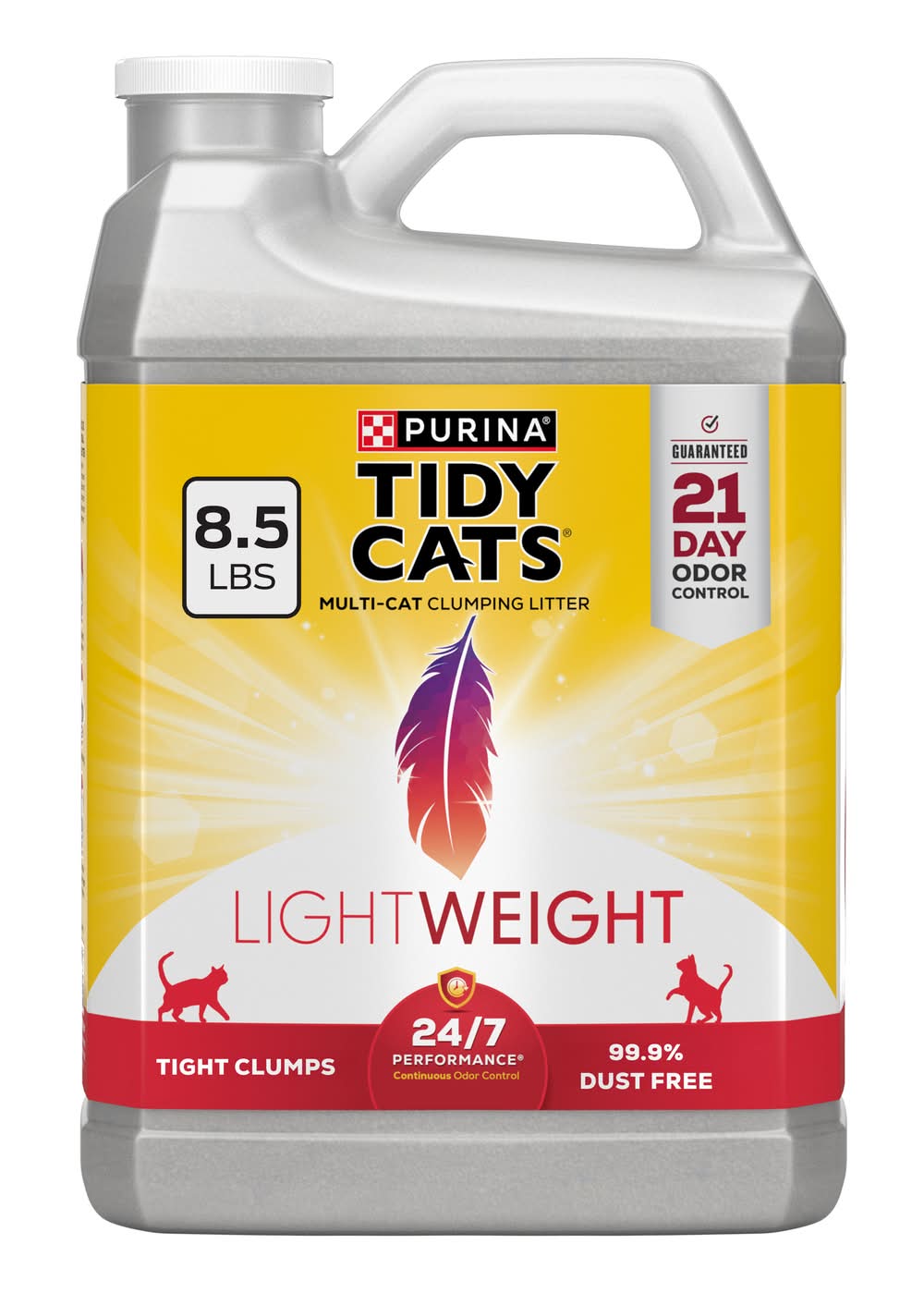 Purina Tidy Cats Lightweight 24/7 Performance Odor Control Clumping Litter (8.5 lbs)