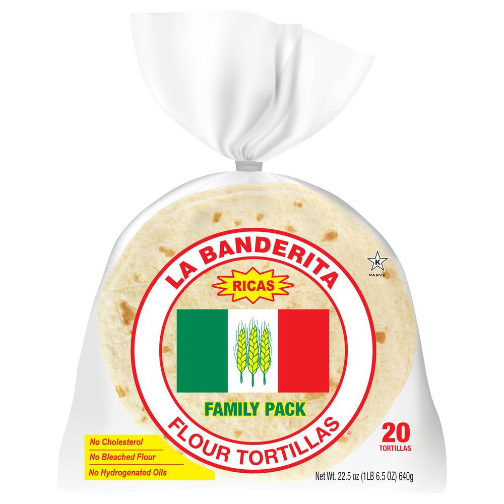 La Banderita Ricas Family pack Flour Tortillas (1.41 lbs)