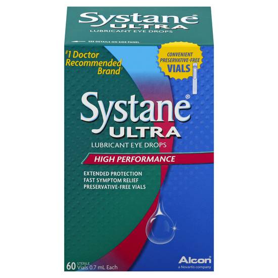 Systane Ultra Lubricant Eye Drops (60 ct)