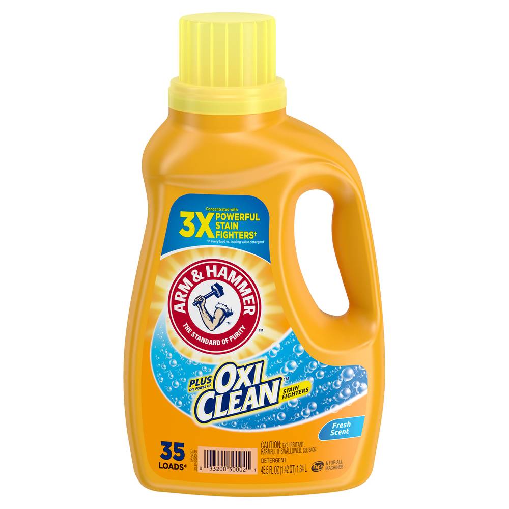 Arm & Hammer Oxiclean Fresh Scent Liquid Laundry Detergent 35 Loads