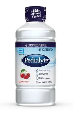 Pedialyte Electrolyte Solution Hydration Drink - Cherry Frost - 33.8 fl oz