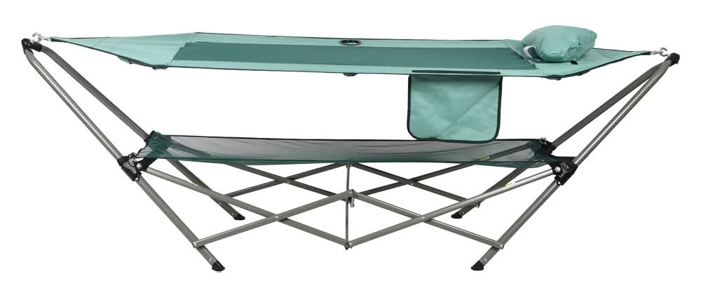 Adventuridge Green Portable Hammock with Stand