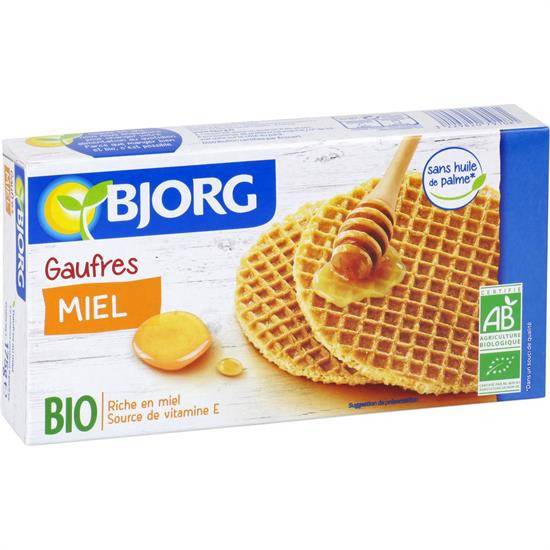 Bio - Gaufres au miel bio BJORG - le paquet de 6 - 175 g