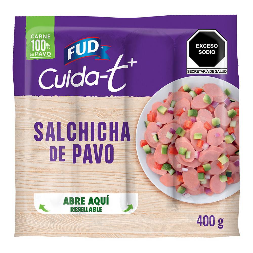 FUD · Salchicha de pavo cuida-t (400 g)