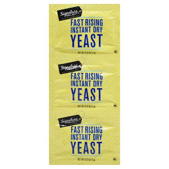 Signature Select Fast Rising Instant Dry Yeast (3 x 0.3 oz)
