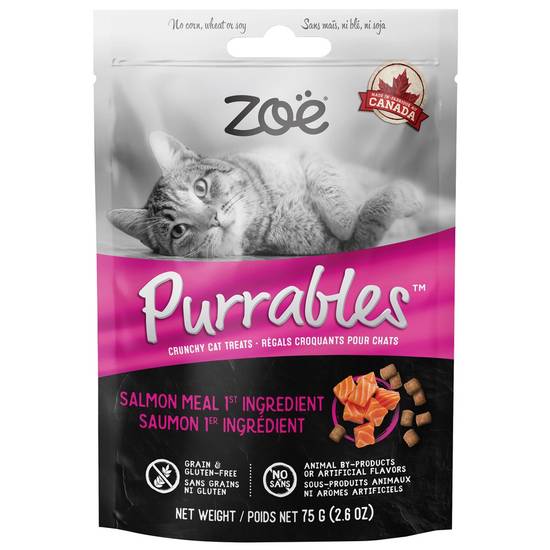 Zoe Purrables Salmon Crunchy Cat Treats (75 g)