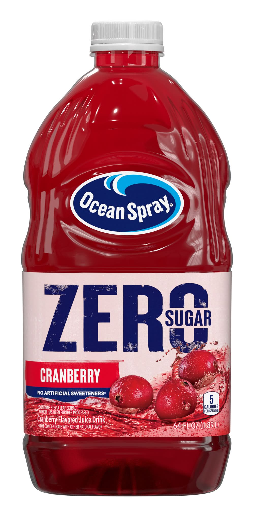 Ocean Spray Zero Sugar Juice Drink, Cranberry (64 fl oz)