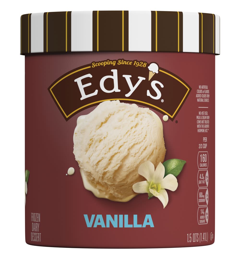 Edy's Ice Cream Tub, Vanilla (48 fl oz)