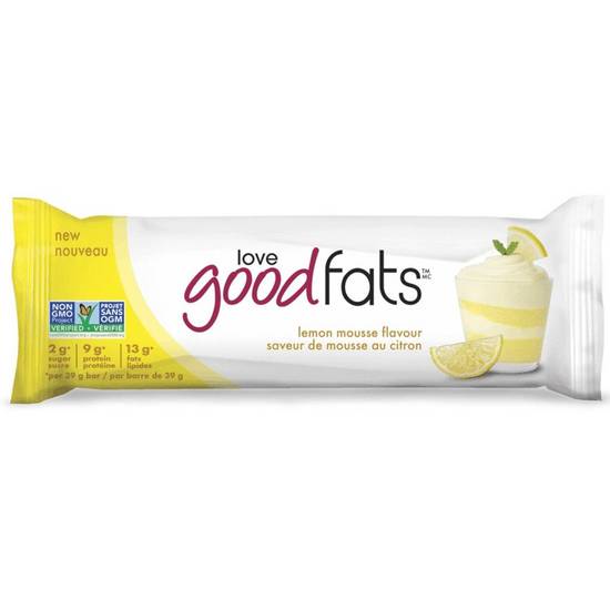 Love Good Fats Lemon Mousse Bar (39 g)