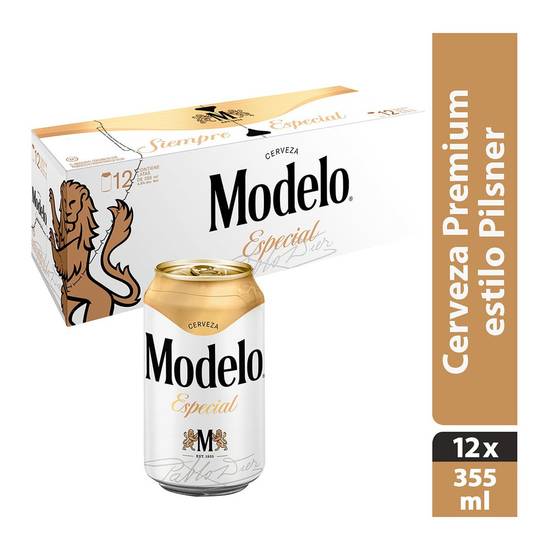 Modelo cerveza clara especial (12 pack, 355 ml)