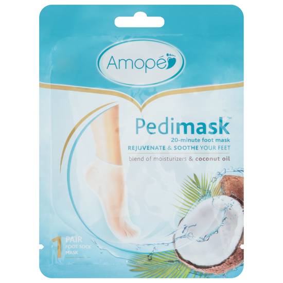 Amopé Pedimask Coconut Oil Essence Foot Mask Socks
