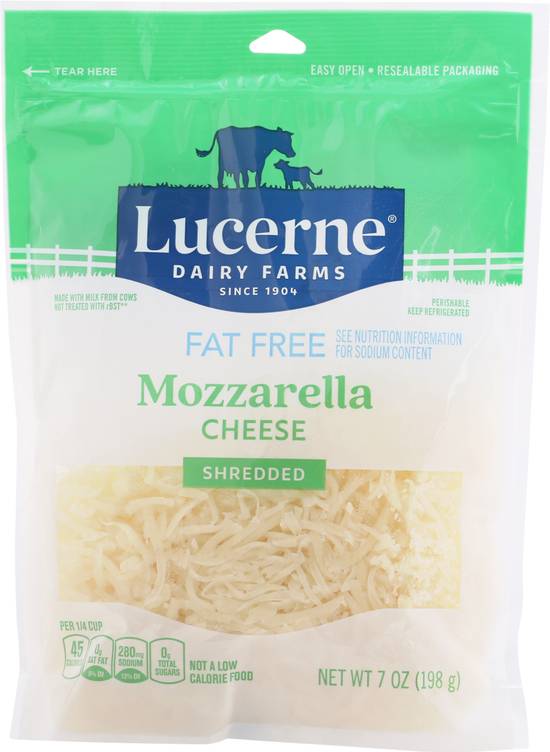 Lucerne Fat Free Shredded Mozzarella Cheese