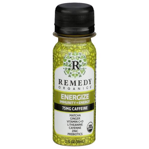 Remedy Organics Organic Energize Immunity Caffeine Shot