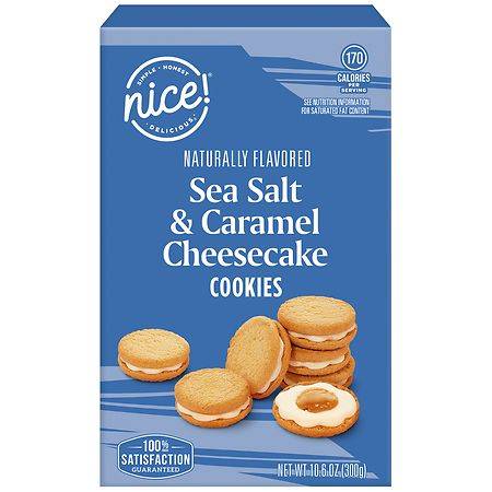 Nice! Cookies Sea Salt & Caramel Cheesecake