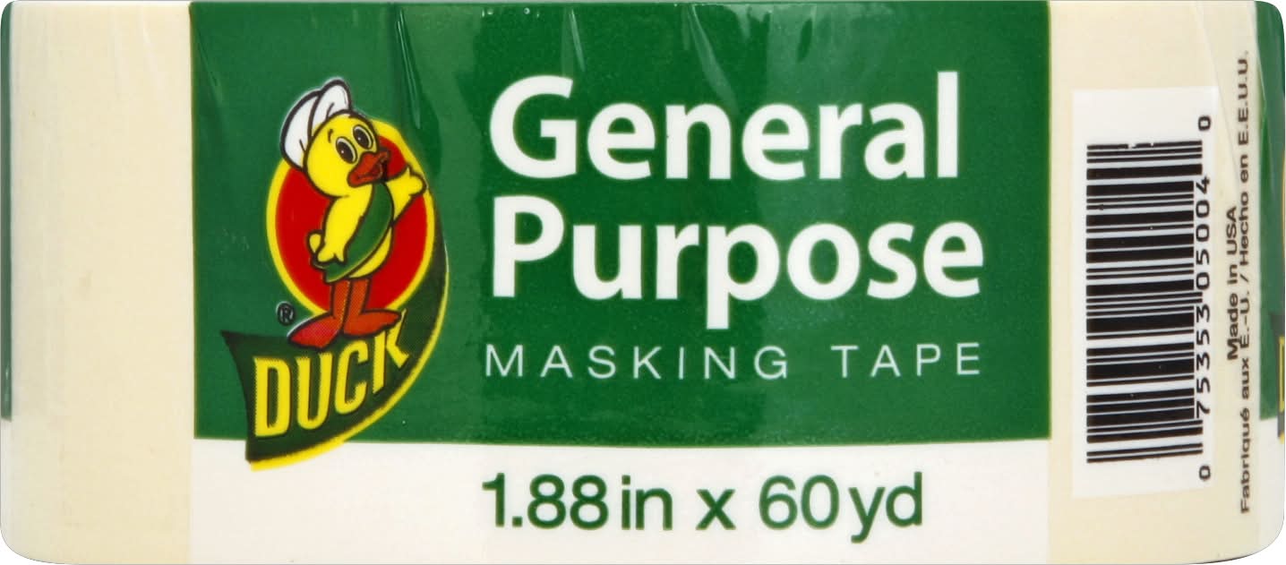 Duck 1.8 In X 60 Yd Masking Tape (8.1 oz)
