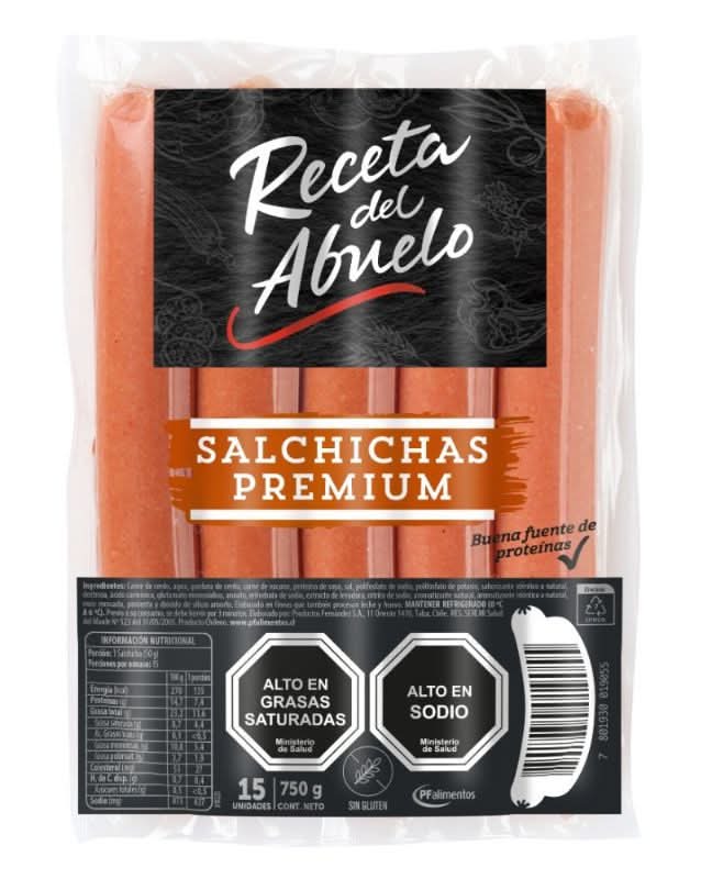 Receta del Abuelo · Salchichas premium (750 g)