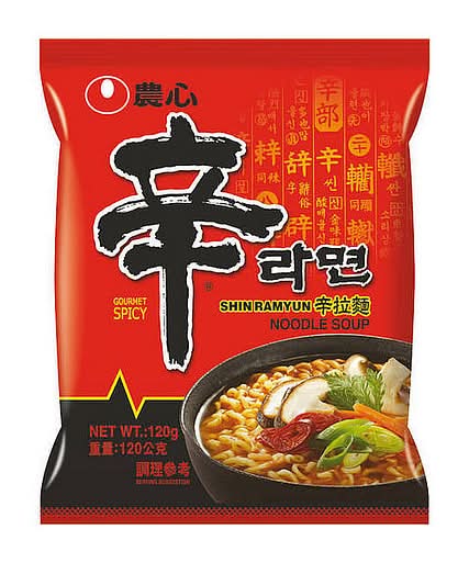 農心辛拉麵120g