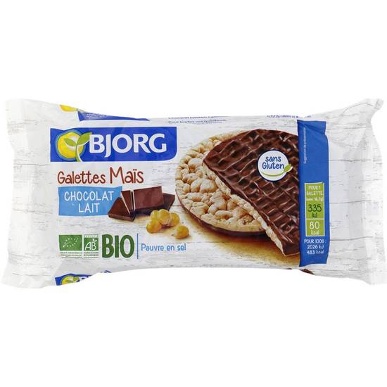 Galettes de maïs chocolat Bio Bjorg 100g