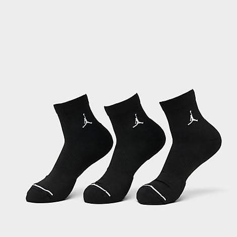 Jordan Everyday Ankle Socks (3-Pack) (Medium)