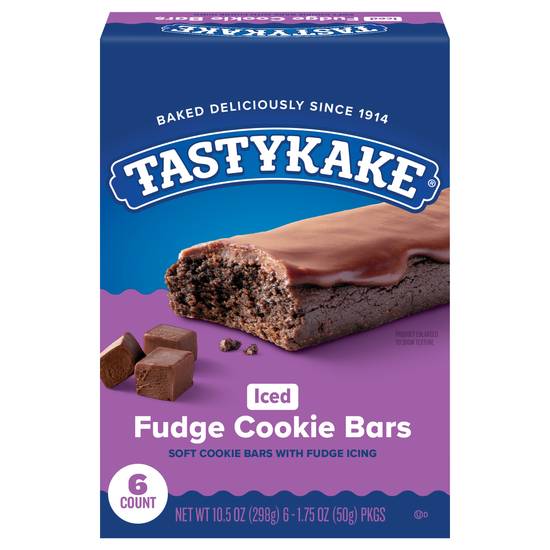 Tastykake Iced Fudge Soft Cookie Bars (10.5 oz)